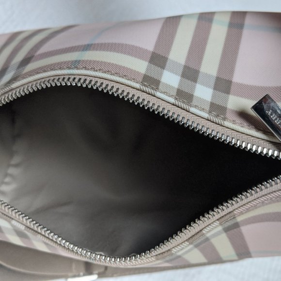 Burberry Barrel Nova Check Candy Pink Bag - Picture 7 of 9